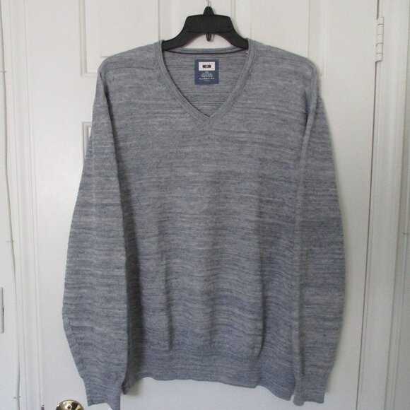 Joseph Abboud Mens L/S Gray Cotton V-Neck Sweater NWOT - Size 2X - Picture 3 of 3